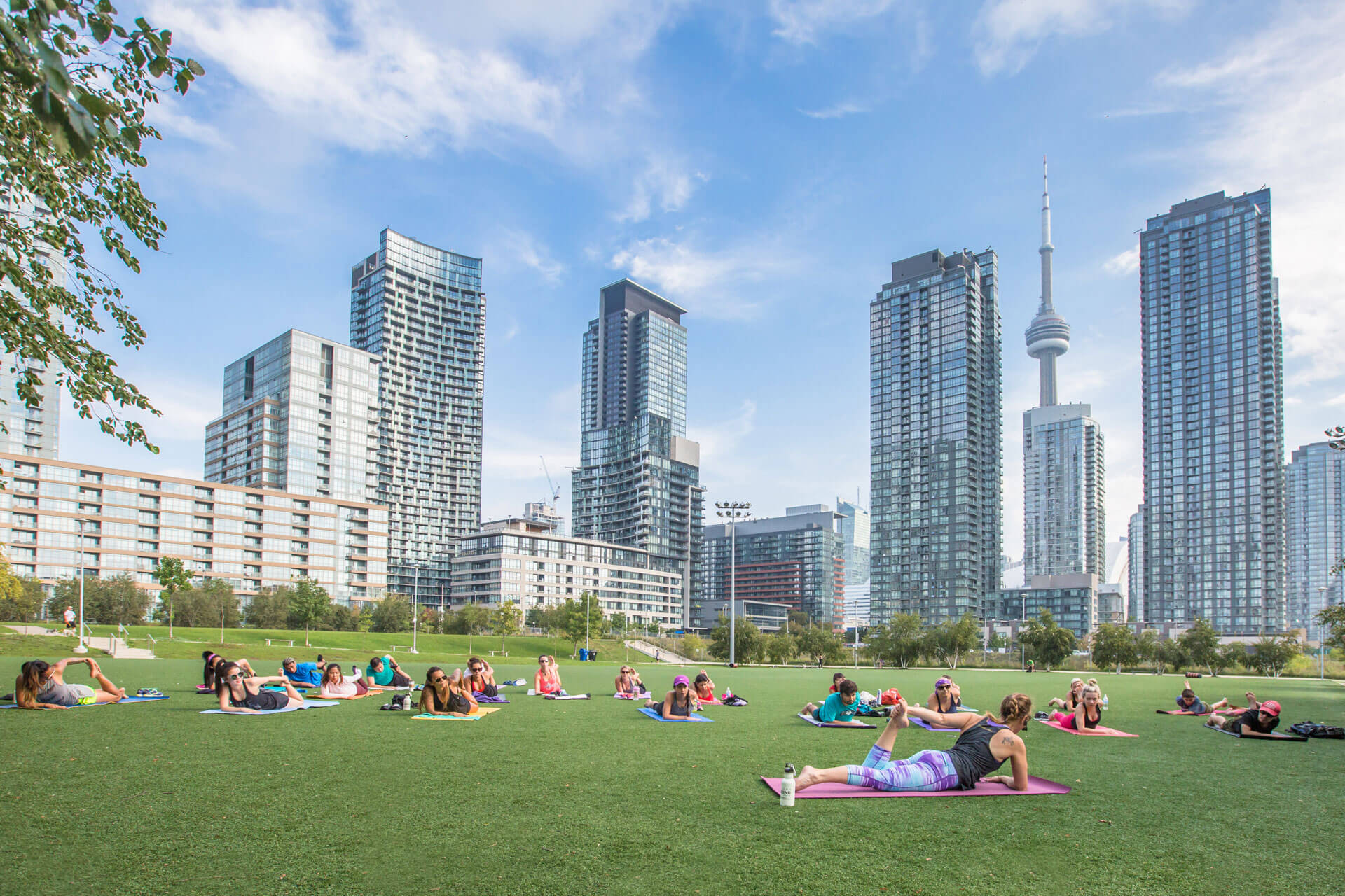 Beautiful Fort York neighborhood in Toronto