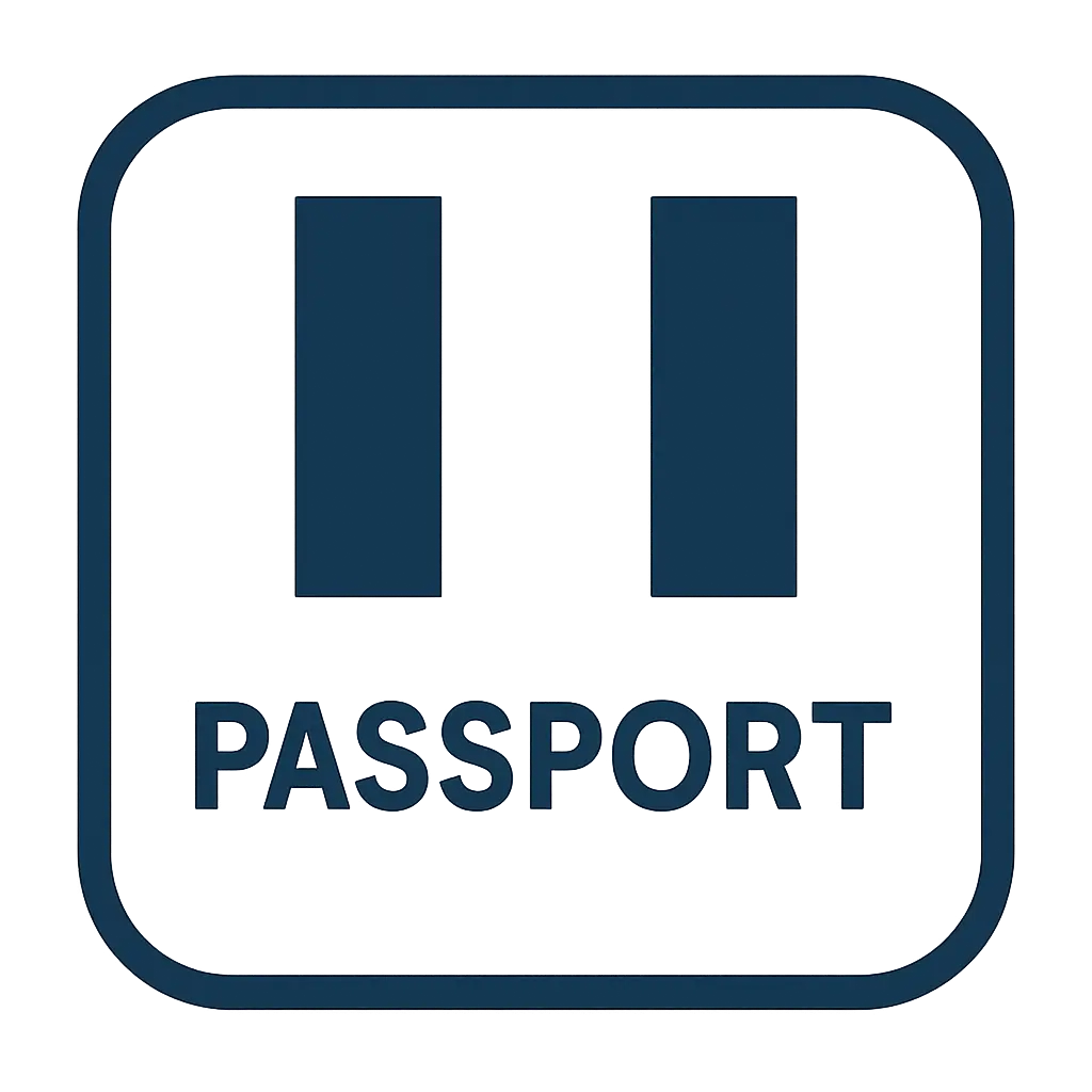 French Passport Photos Icon