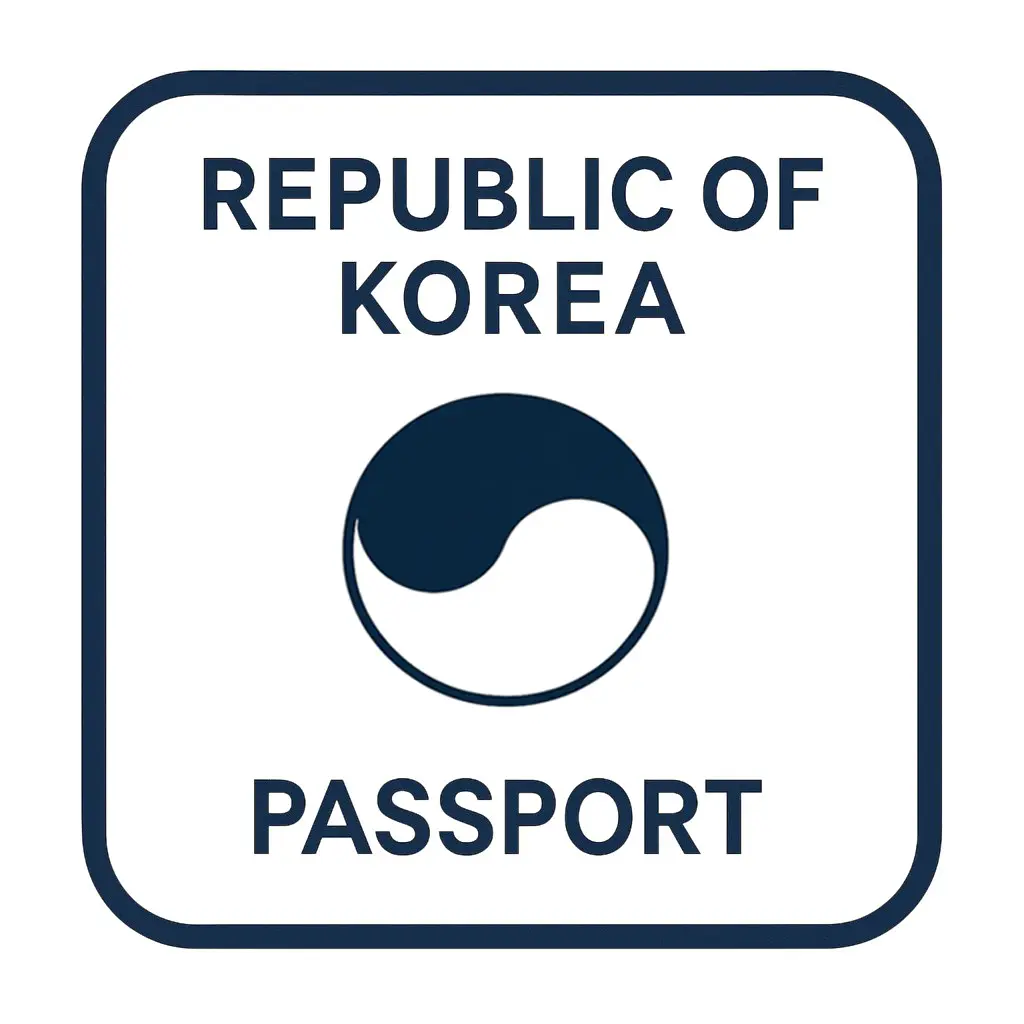 Korean Passport Photos Icon