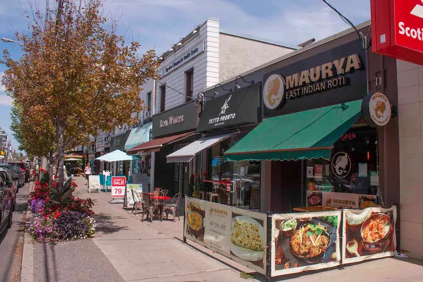 Beautiful Leaside neighborhood in Toronto