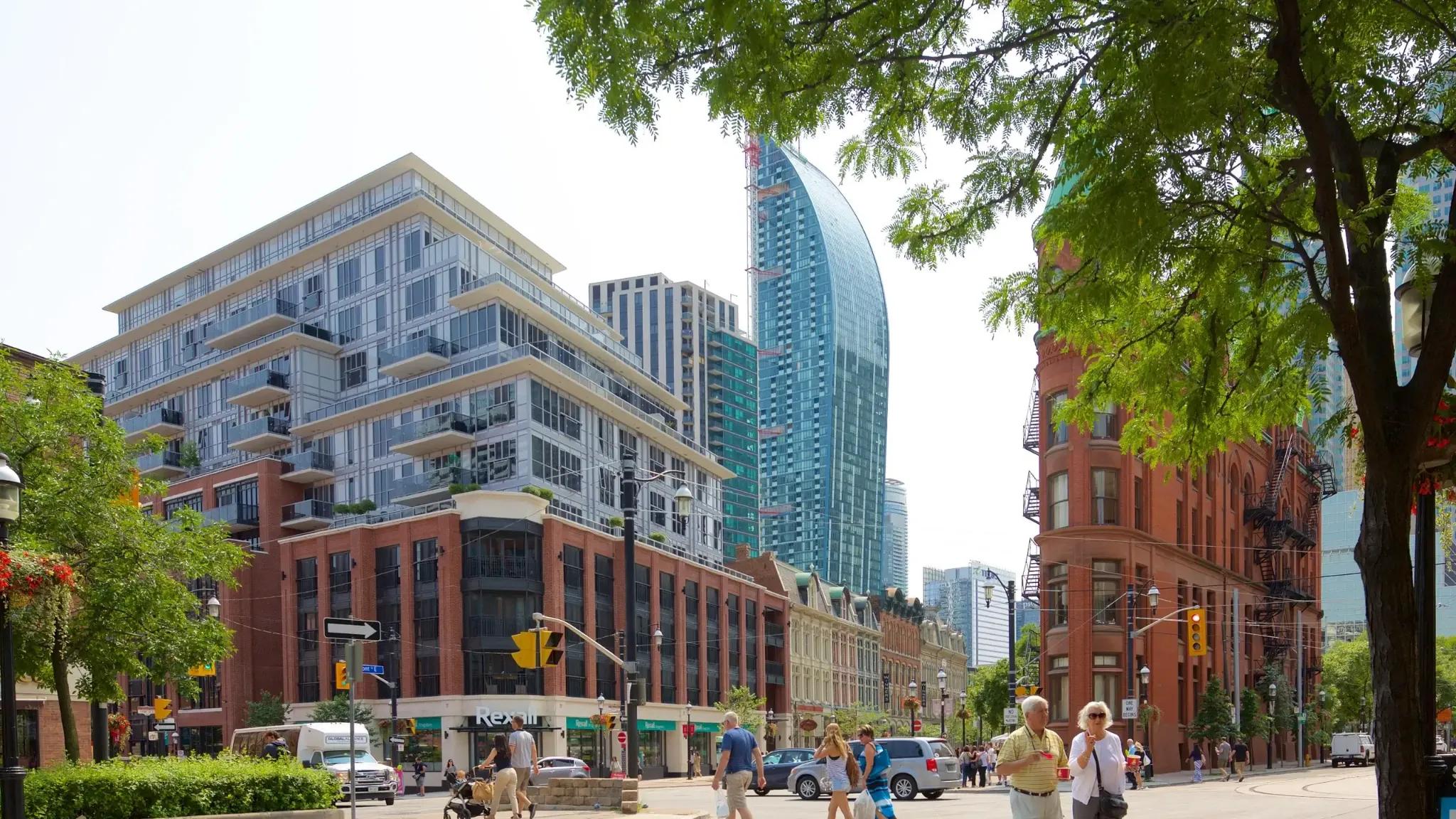 Beautiful Old Town neighborhood in Toronto
