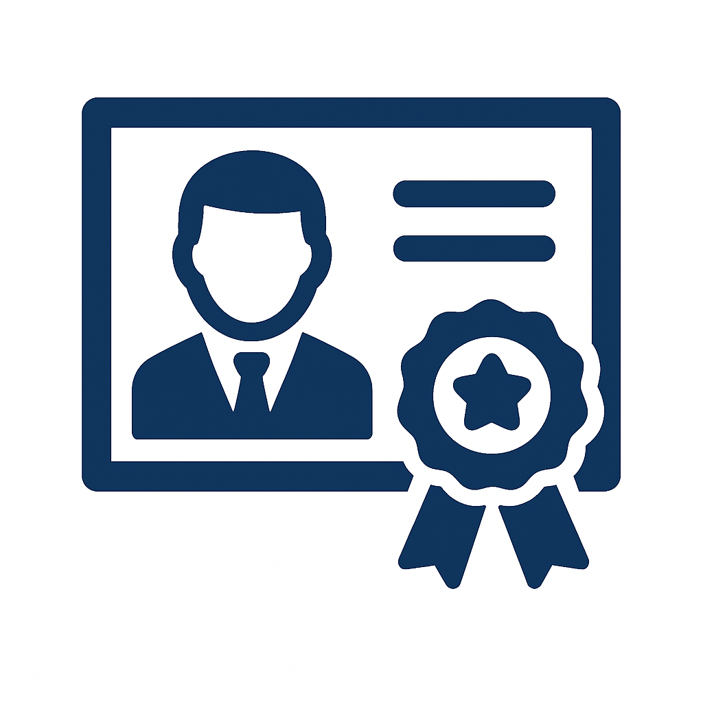Professional License Photos Icon