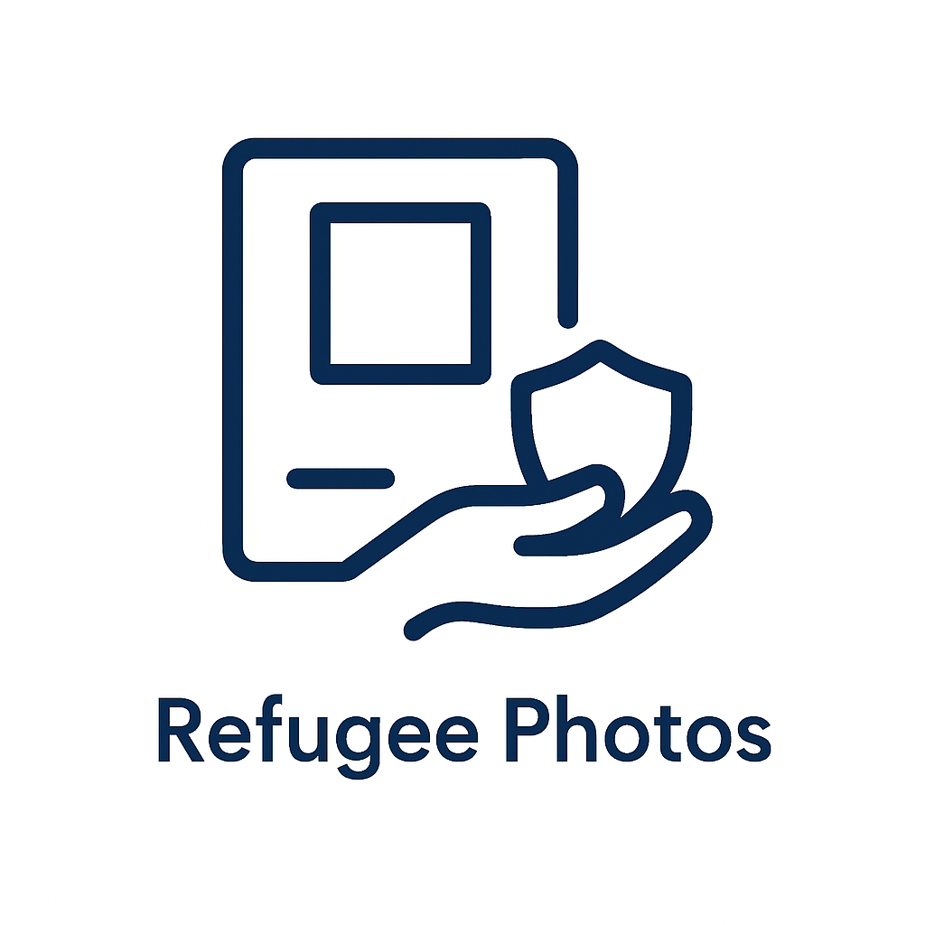 Refugee Travel Document Photo Icon
