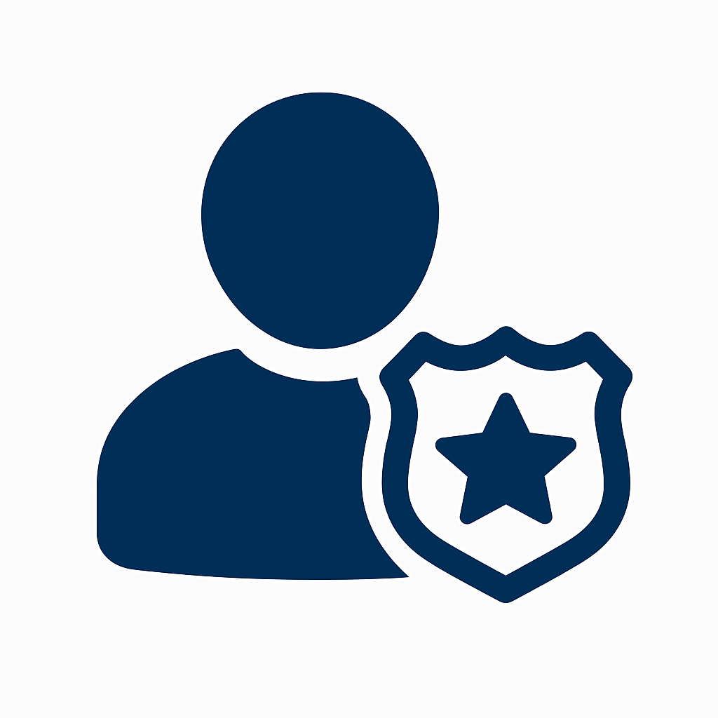Security Guard License Photos Icon