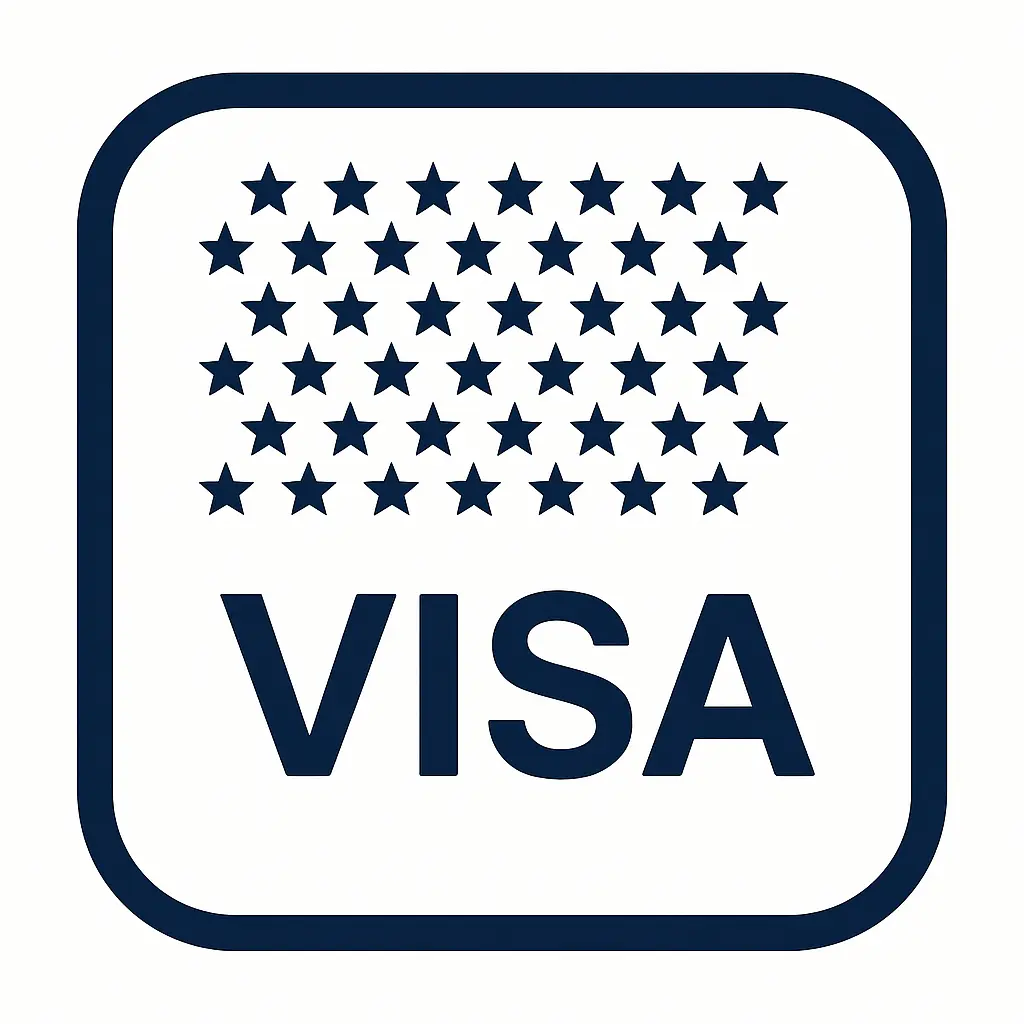 US Travel Visa Photos Icon